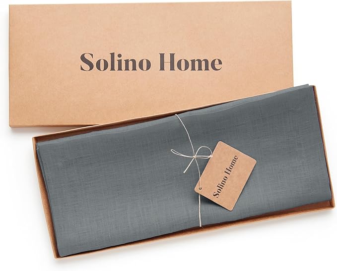 Solino Home Linen Table Runner 120 Inches Long - Image 5