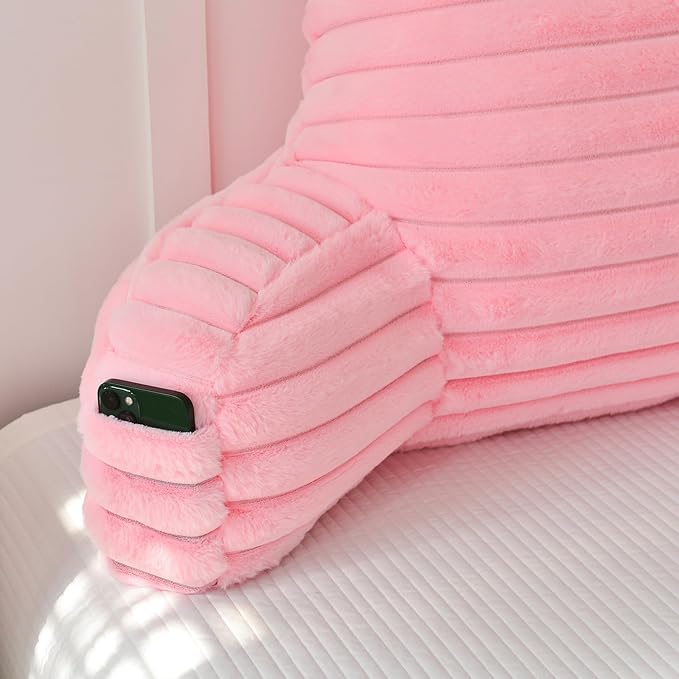 Yaoshuho Large Reading Pillow for Adults, Back Support Pillow for Sitting Up in - Image 6