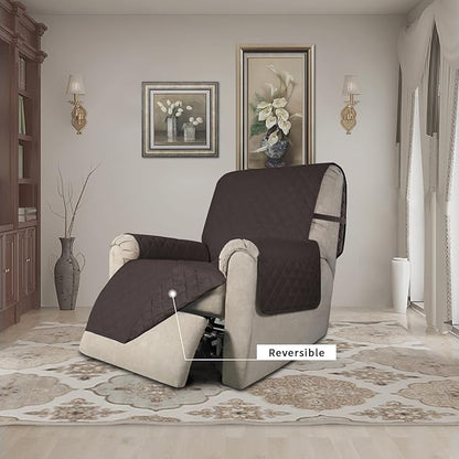Easy-Going Recliner Chair Slipcover Reversible Sofa Cover Water Resistant Couch - Image 2