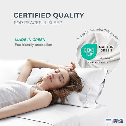 THREAD SPREAD 100% Egyptian Cotton King Size Sheets Set - Image 6