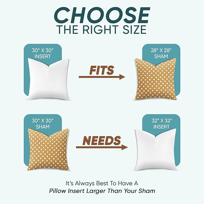Pillowflex Synthetic Down Alternative Pillow Inserts - Image 2