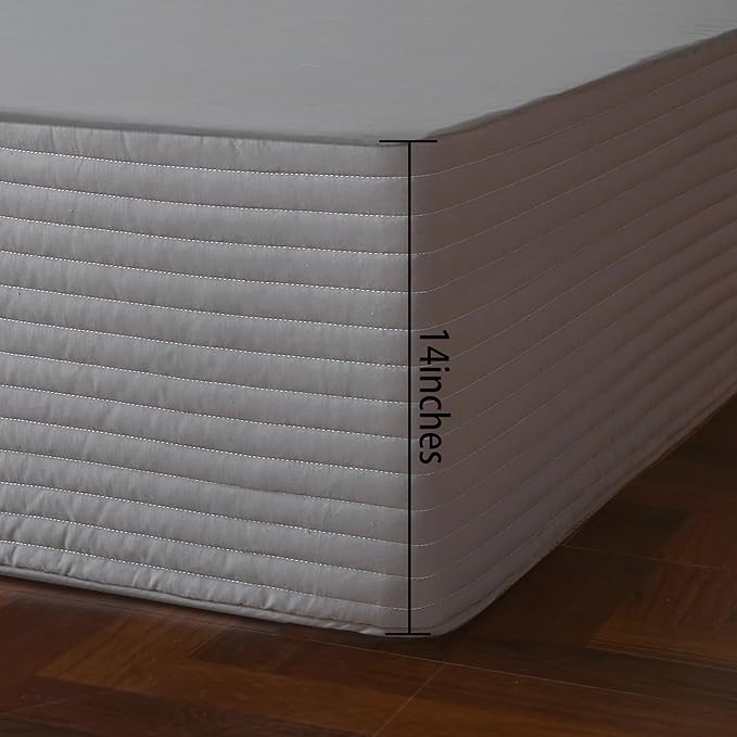 Queen Bed Skirt-Box Spring Cover - Image 3