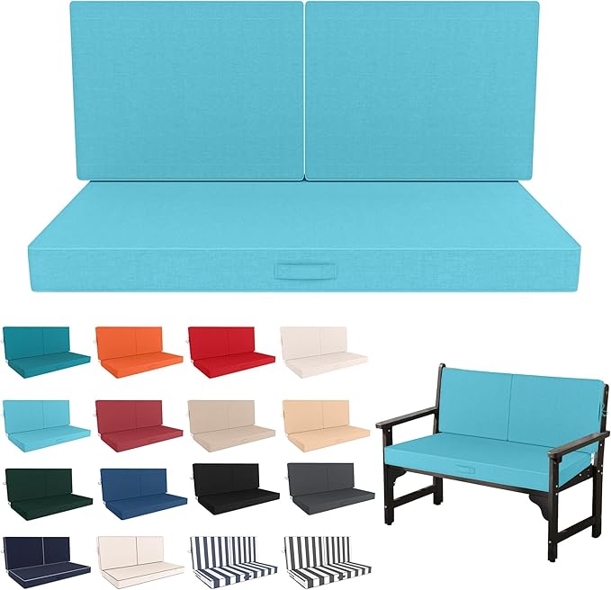 Outdoor Loveseat Cushions, 46x24 Outdoor Chair Cushions by Vulacko