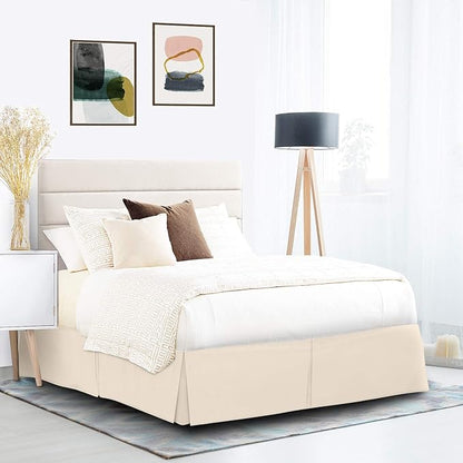 Nestl Cream Twin Bed Skirt - Image 9