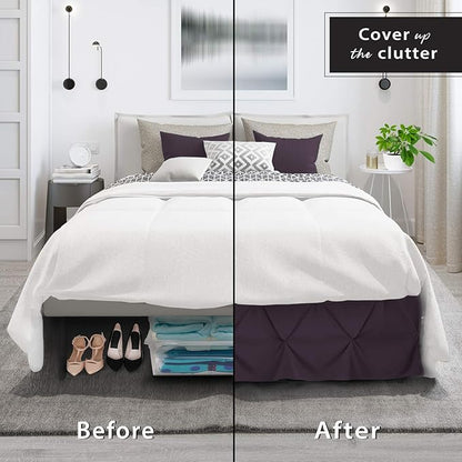 Nestl Purple Bed Skirt - Image 4