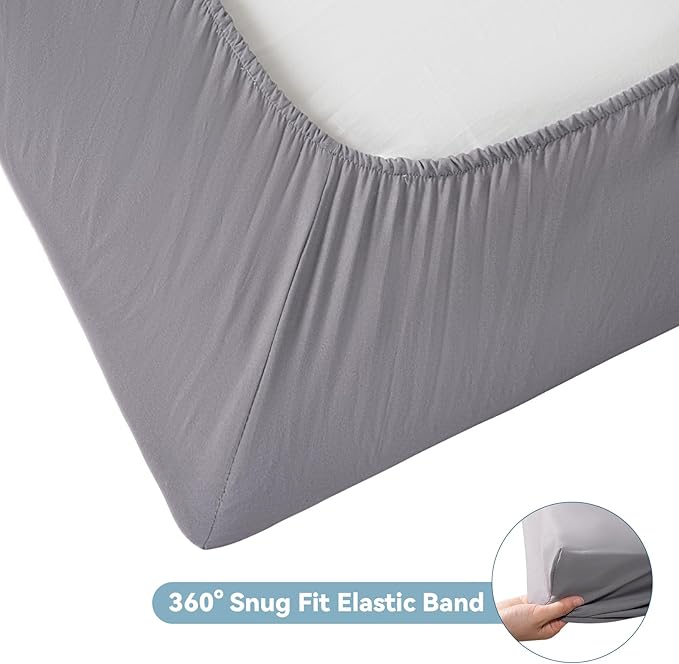 Cot Sheets 31" x 75", 2 Pack Cot Fitted Sheet - Image 5