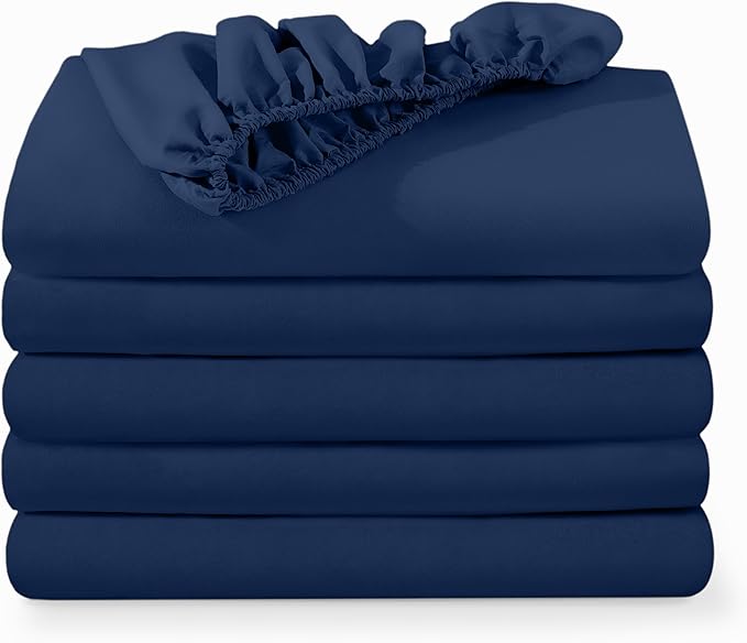 Bare Home 5-Pack Fitted Bottom Sheets Twin by BareHome