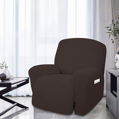 Easy-Going 4 Pieces Oversized Recliner Stretch Sofa Slipcover Sofa Cover - Image 2