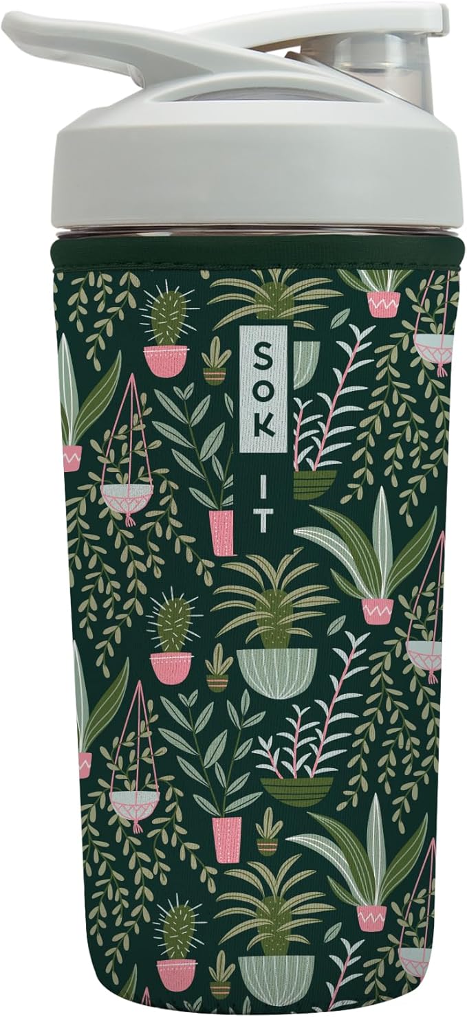 Sok It BotlSok Protein Blender Shaker Bottle Sleeve Insulated Neoprene Cover by SokIt