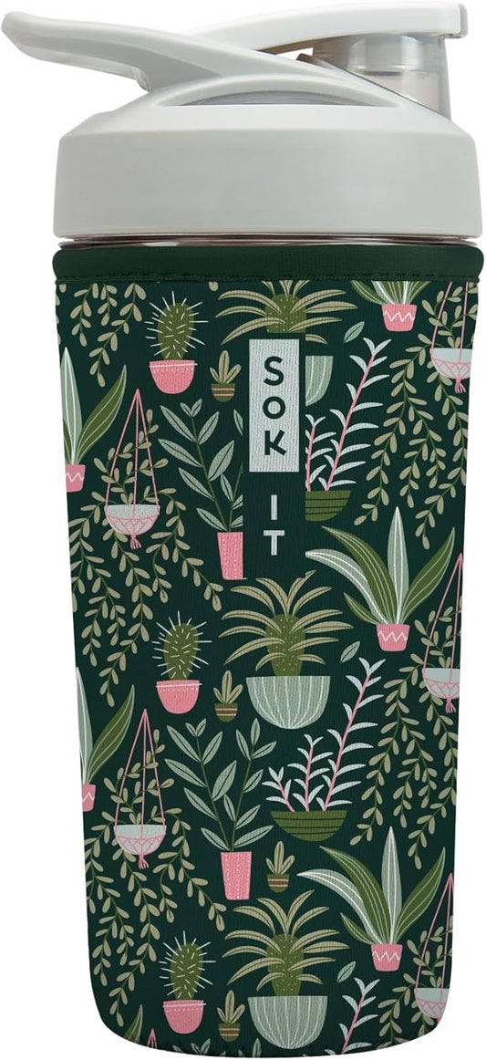 Sok It BotlSok Protein Blender Shaker Bottle Sleeve Insulated Neoprene Cover by SokIt
