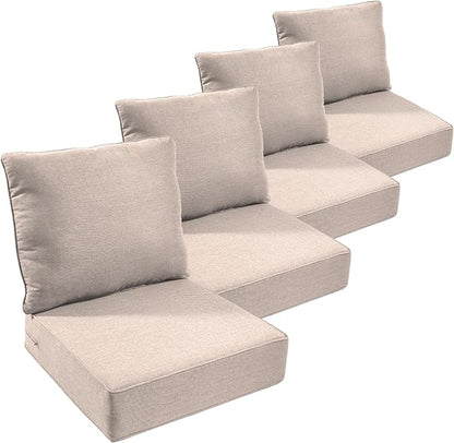 Outdoor Furniture Cushions, 6 inch Thick Seat Cushions by moosprr