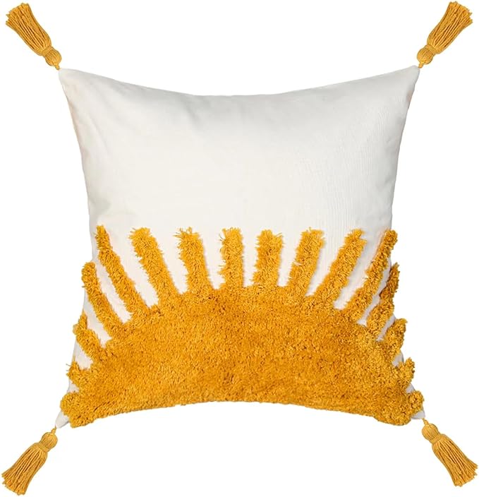 Adabana Boho Throw Pillow Covers 18x18, Decorative Tufted Pillows Cover - Image 7