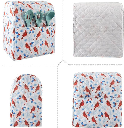 Stand Mixer Cover, Cardinal Print Kitchen Mixer Cover Compatible - Image 3