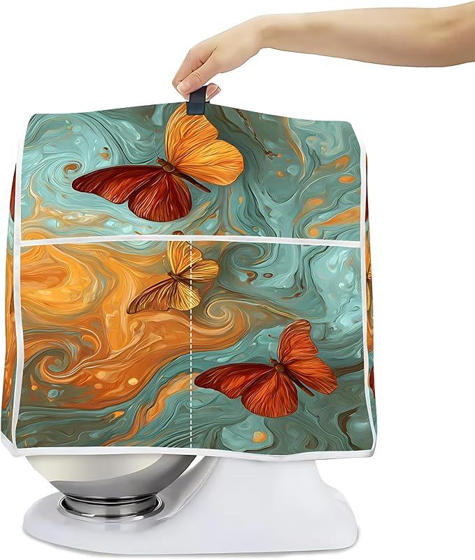 Mixer Dust Cover for 6-8 Qt Stand Mixer, Cloth Cover by BVBOX