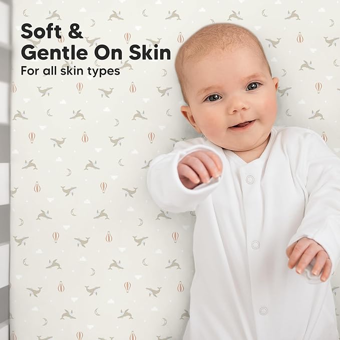 KeaBabies 2-Pack Baby Crib Sheets - Image 4