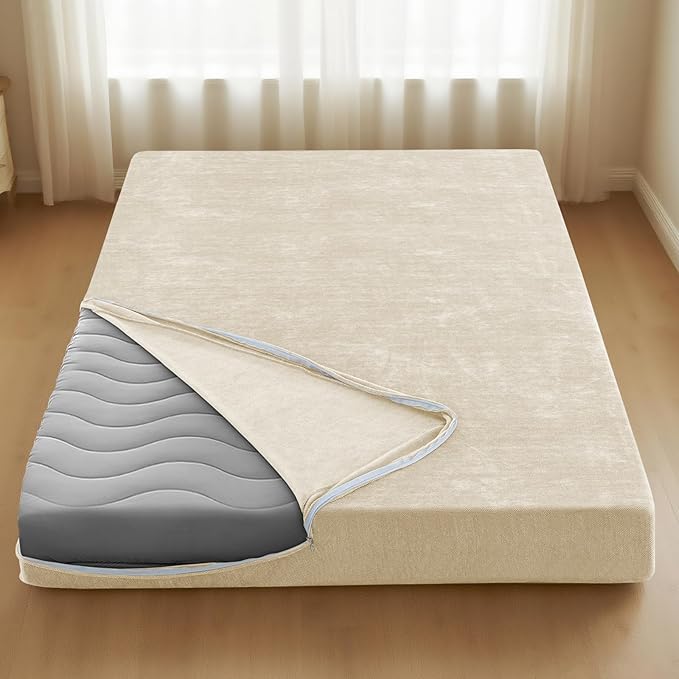 H.VERSAILTEX Full Size Armless Futon Mattress Covers by HVERSAILTEX