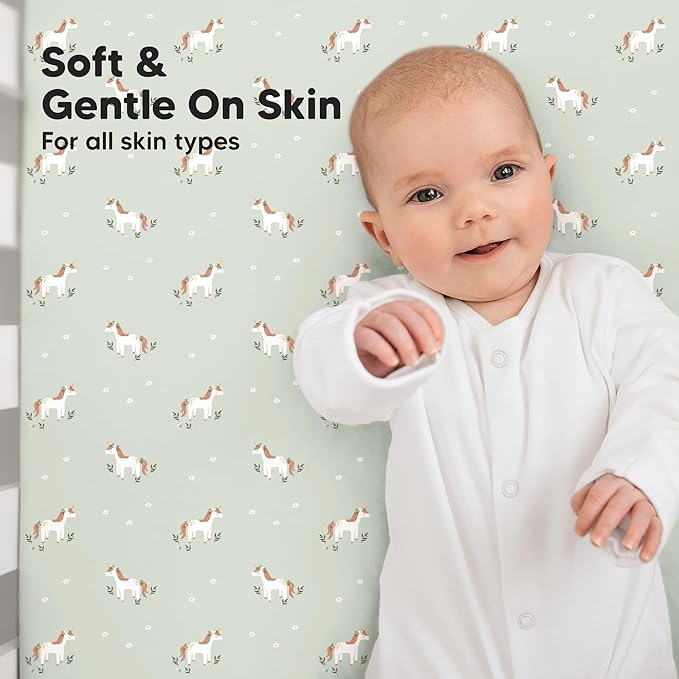 KeaBabies 2-Pack Baby Crib Sheets - Image 4