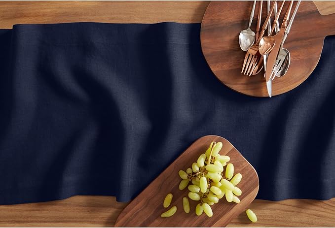 Solino Home Linen Table Runner 90 Inches Long - Image 3