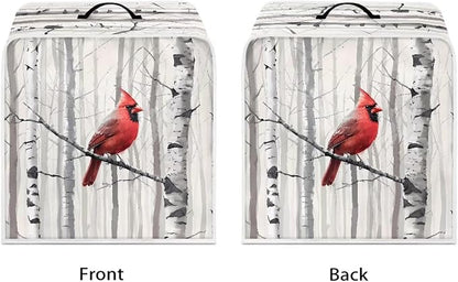 Christmas Cardinal Coffee Maker Cover - Image 2