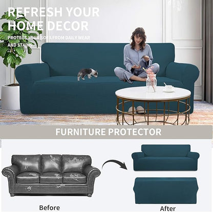 Easy-Going Stretch Oversized Sofa Slipcover 1-Piece Sofa Cover Furniture - Image 4