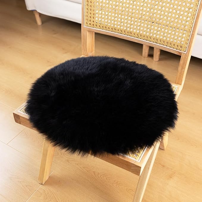LLB Sheepskin Chair Pad Office Cushion Cover - Image 2