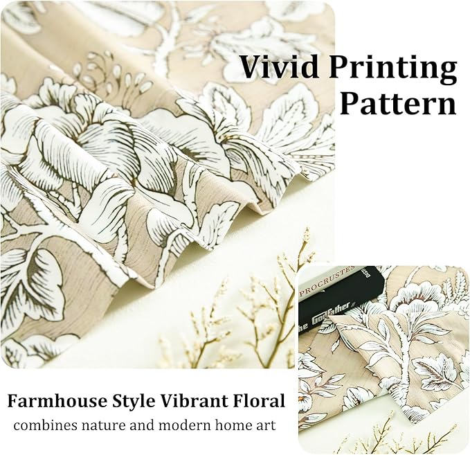 Leeva Vintage Floral Valance for Windows - Image 4