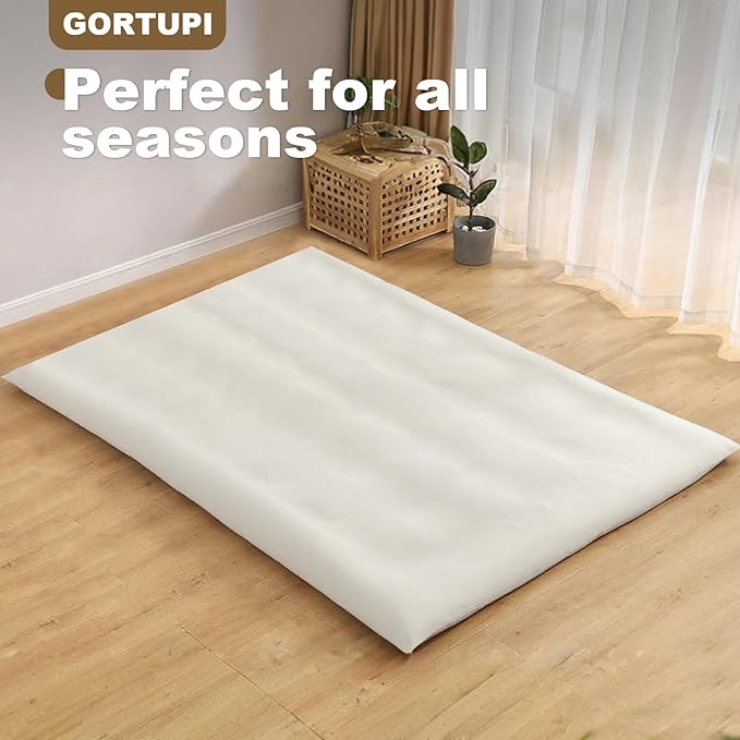 Floor Futon Cover Full Size 82" L x 56" W Japanese Floor Futon Mattress - Image 2