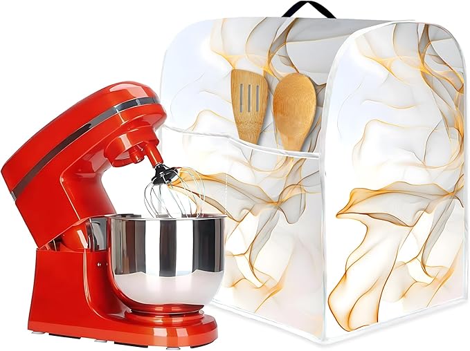 Mixer Dust Cover for 6-8 Qt Stand Mixer, Cloth Cover - Image 5