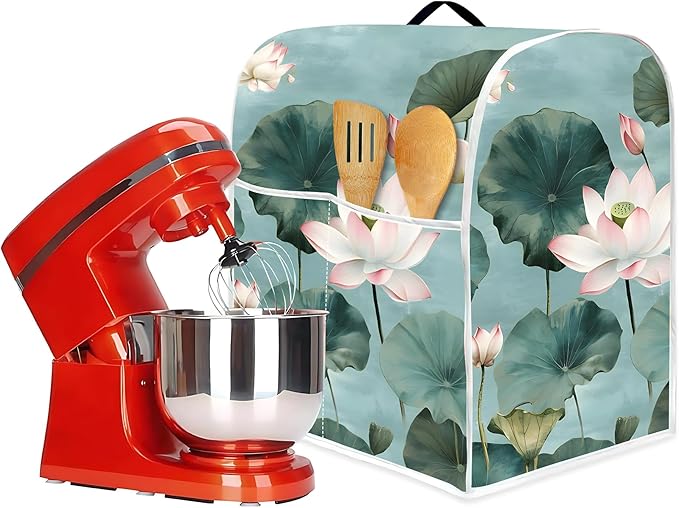 Mixer Dust Cover for 6-8 Qt Stand Mixer, Cloth Cover - Image 5