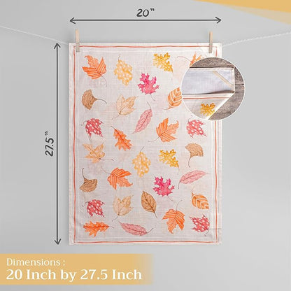 Maison d' Hermine Kitchen Towels Set of 3 100% Cotton 20" x 27.5" Reusable - Image 4