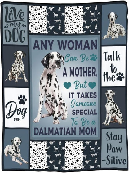 Dalmatian Blanket Dog Throw Blanket Dalmatian Dog Flannel Stuff Merch Cozy - Image 8
