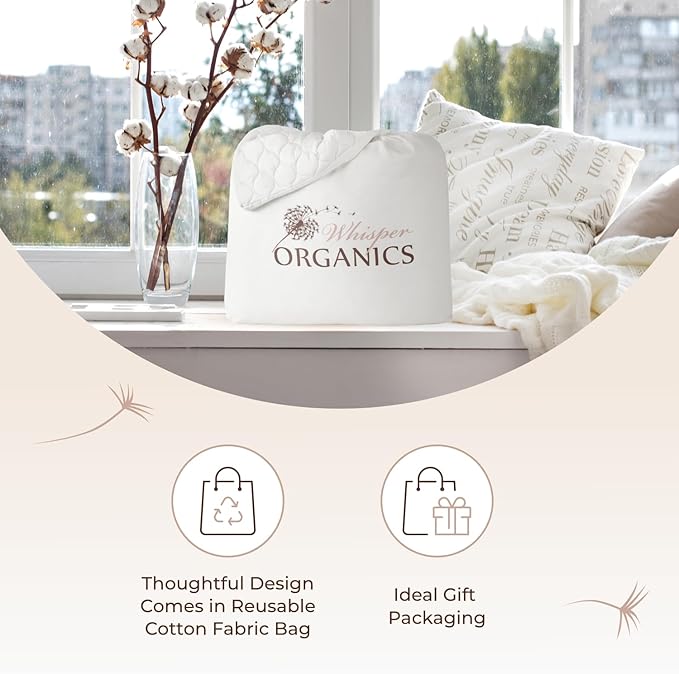 100% Cotton Organic Mattress Pad - Image 6