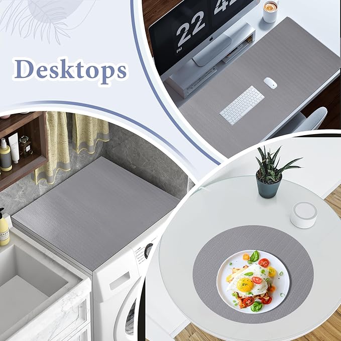 Drawer and Shelf Liner for Kitchen Cabinet: 12 in X 30 Ft Non Slip Waterproof - Image 8