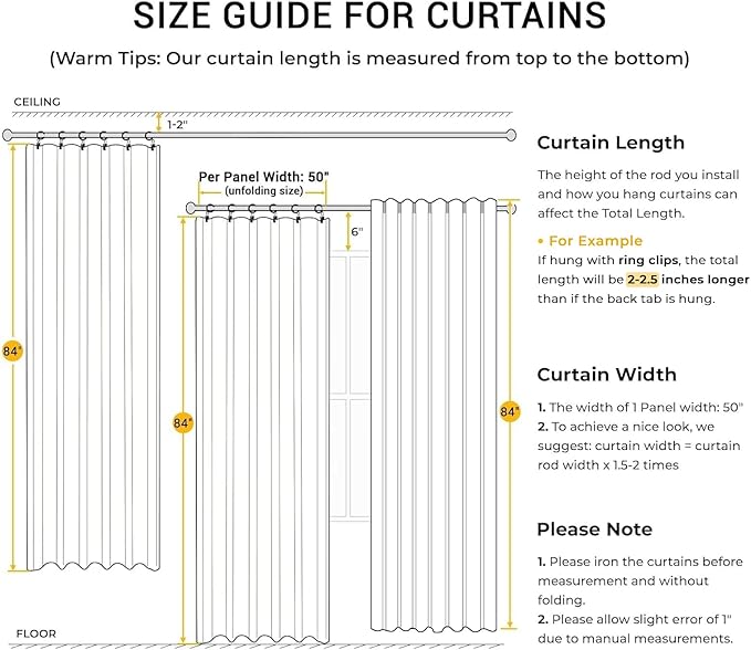 INOVADAY 100% Blackout Curtains - Image 5