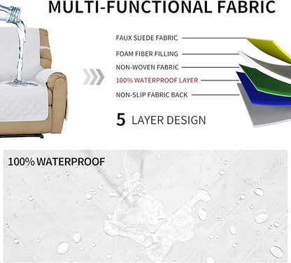 Easy-Going Sofa Slipcover Waterproof Oversized Recliner Chair Cover Non-Slip - Image 3