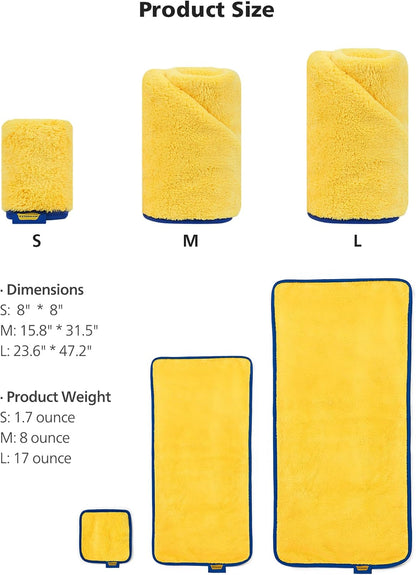 pethroom ultra absorbent pet towel | quick-drying, soft, front angle view