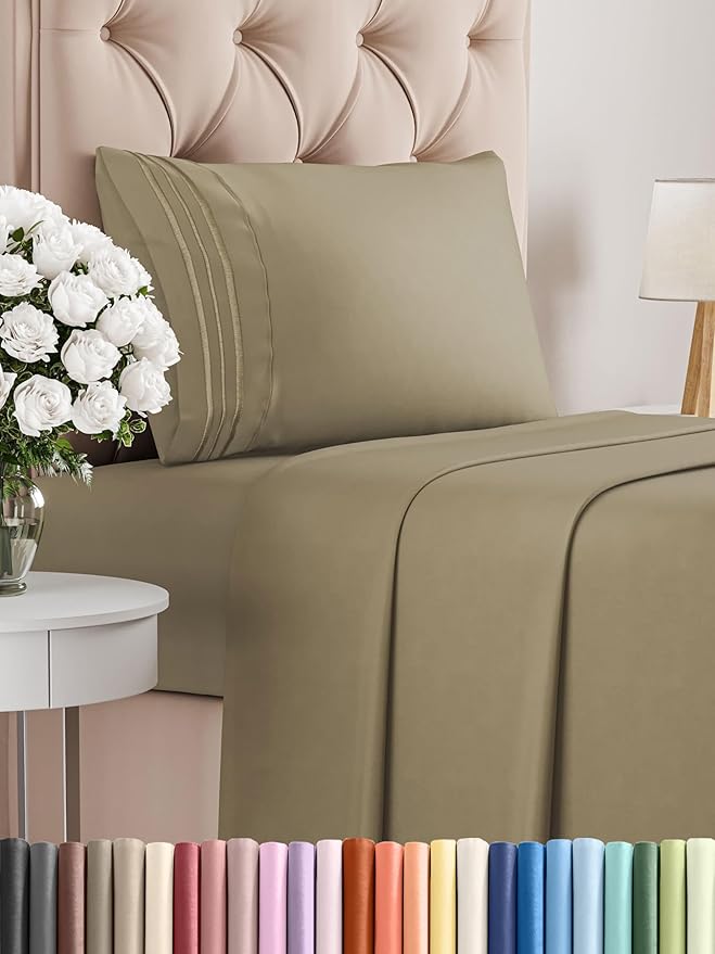 Twin XL Size 3 Piece Sheet Set by CGKUnlimited