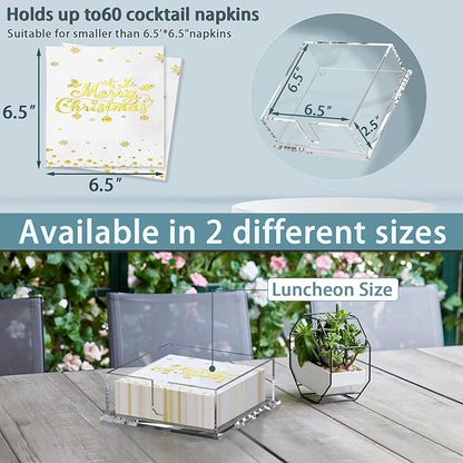 Napkin Holder for Table, Acrylic Napkin Paper Towel Holder for Kitchen - Image 5