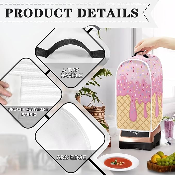 Blender Cover Kitchen Blender Dust Covers Food Processor Dust Proof Stand Mixer - Image 4