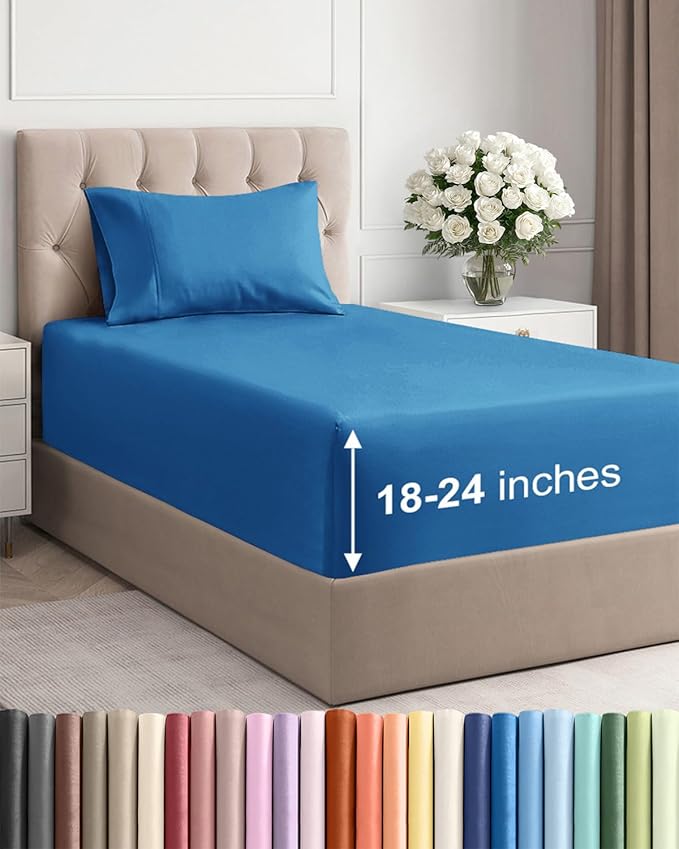 Extra Deep Pocket Twin Sheets by CGKUnlimited
