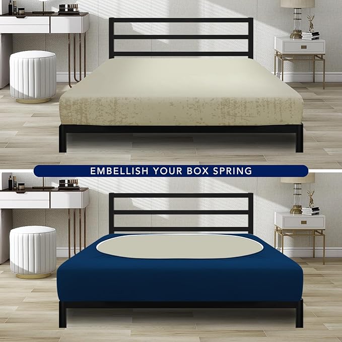 PureFit Stretchy Box Spring Cover Twin - Image 4
