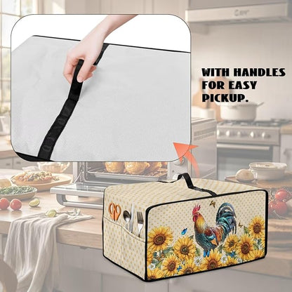 Microwave Oven Dust Cover Waterproof Dustproof Microwave Toaster Oven Cover - Image 5