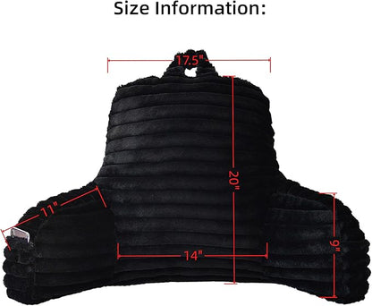 Yaoshuho Large Reading Pillow for Adults, Back Support Pillow for Sitting Up in - Image 2