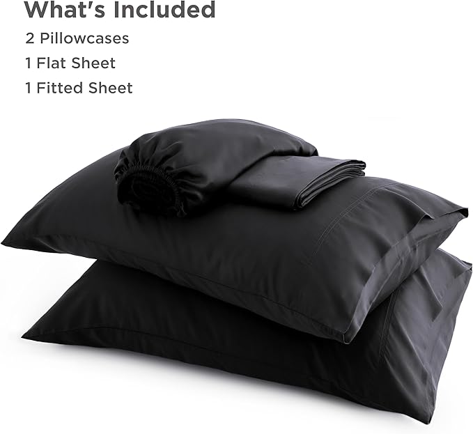 Bedsure Full Size Bed Sheets, Cooling Sheets, Rayon Derived from Bamboo - Image 7