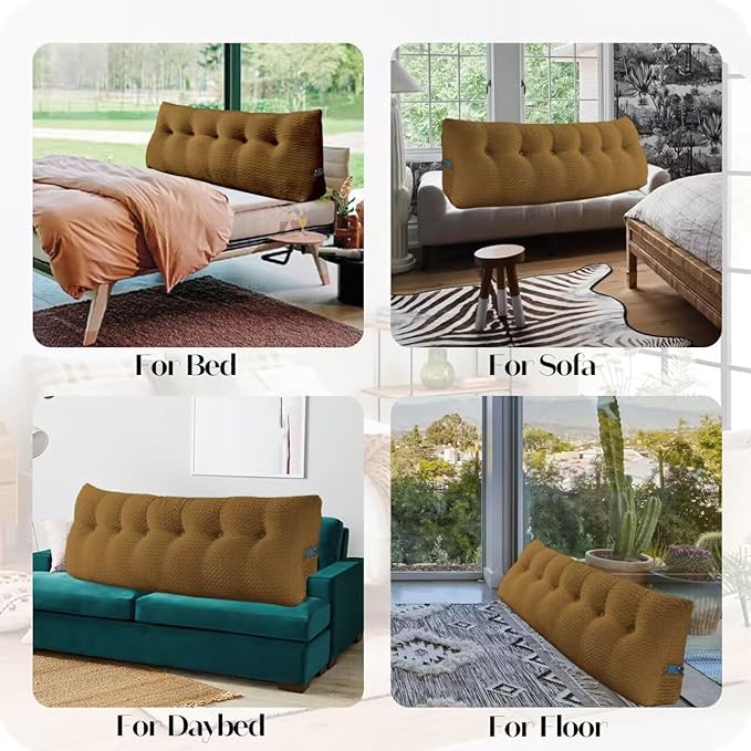 Large Bolster Triangular Headboard Wedge Backrest Positioning Support Bed Rest - Image 5
