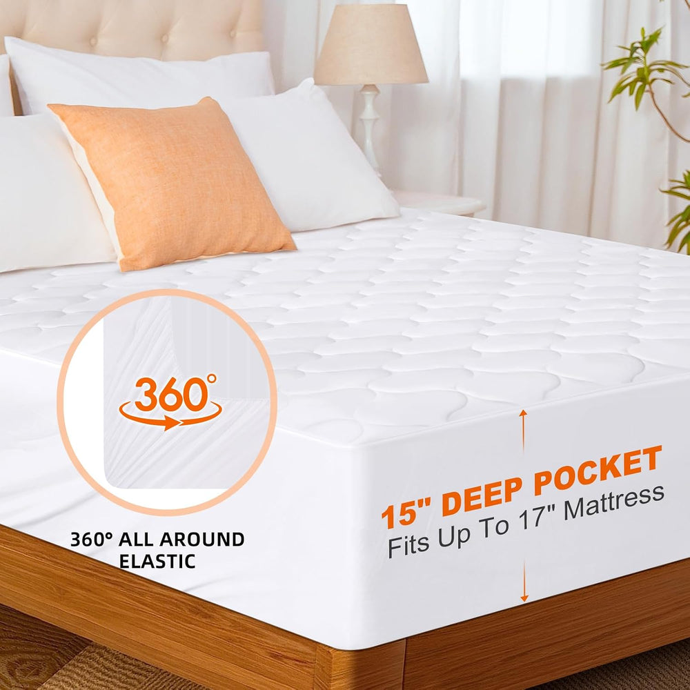 HYLEORY Electric Heated Mattress Pad King Size Dual Control, Fast Heating Bed...