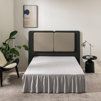 Bed Skirt Queen Size Ruffled Bed Skirt by TSUTOMI