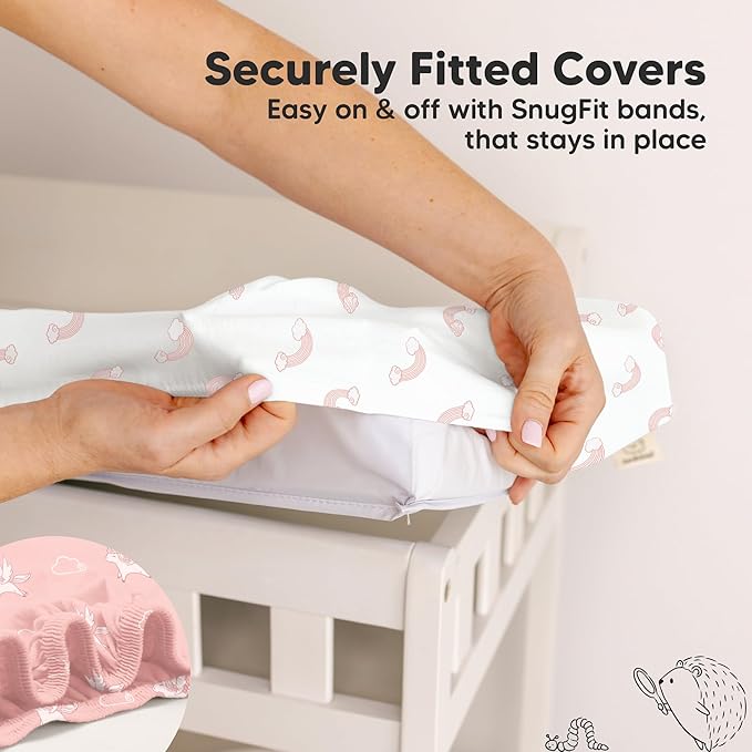 2-Pack Organic Changing Pad Covers - Image 5