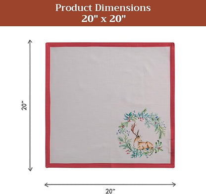 Maison d' Hermine Cloth Napkins Set of 4 100% Cotton - Image 7