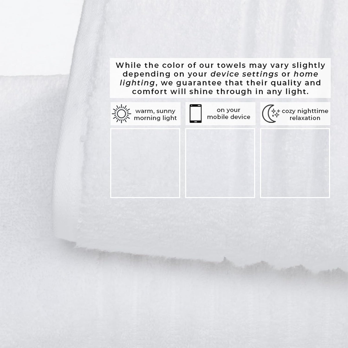 great bay home bath towel set - 100% showing dimensions